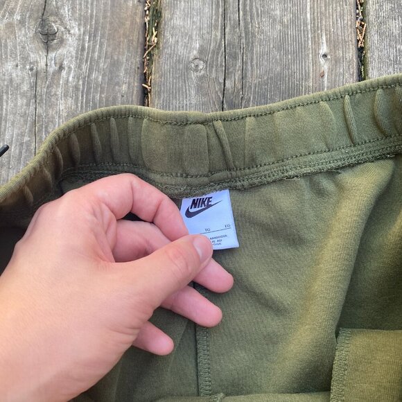 Nike Tech Fleece Joggers Sweatpants XL Olive Green - Picture 5 of 5